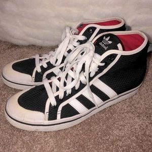 Adidas Sneakers 3 Stripe, Red, Black, White